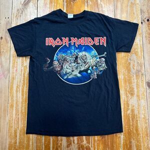 Genuine Iron Maiden T Shirt‎ Mens Small Black Metal Rock Band Graphic Retro